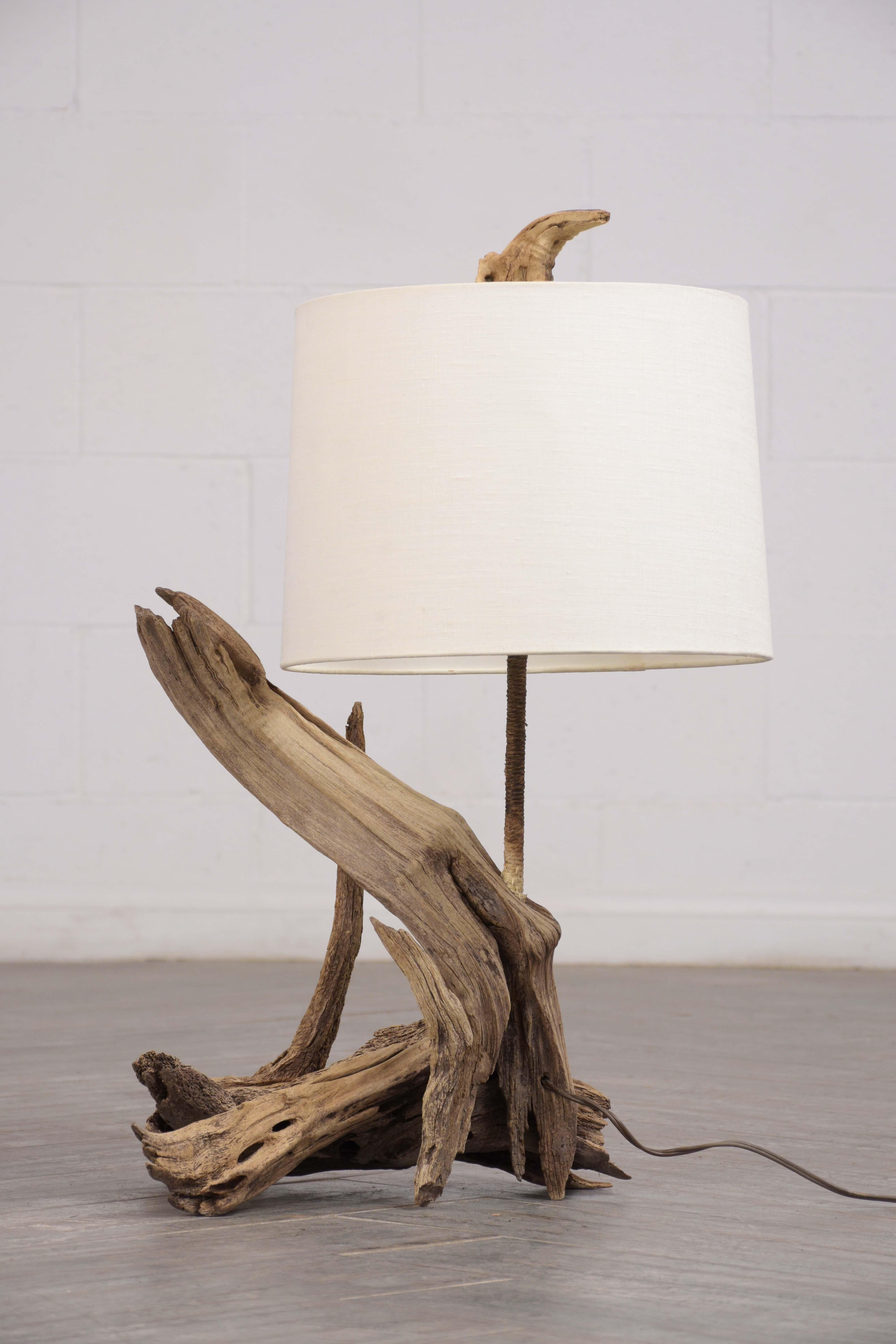 American Driftwood Freeform Table Lamp