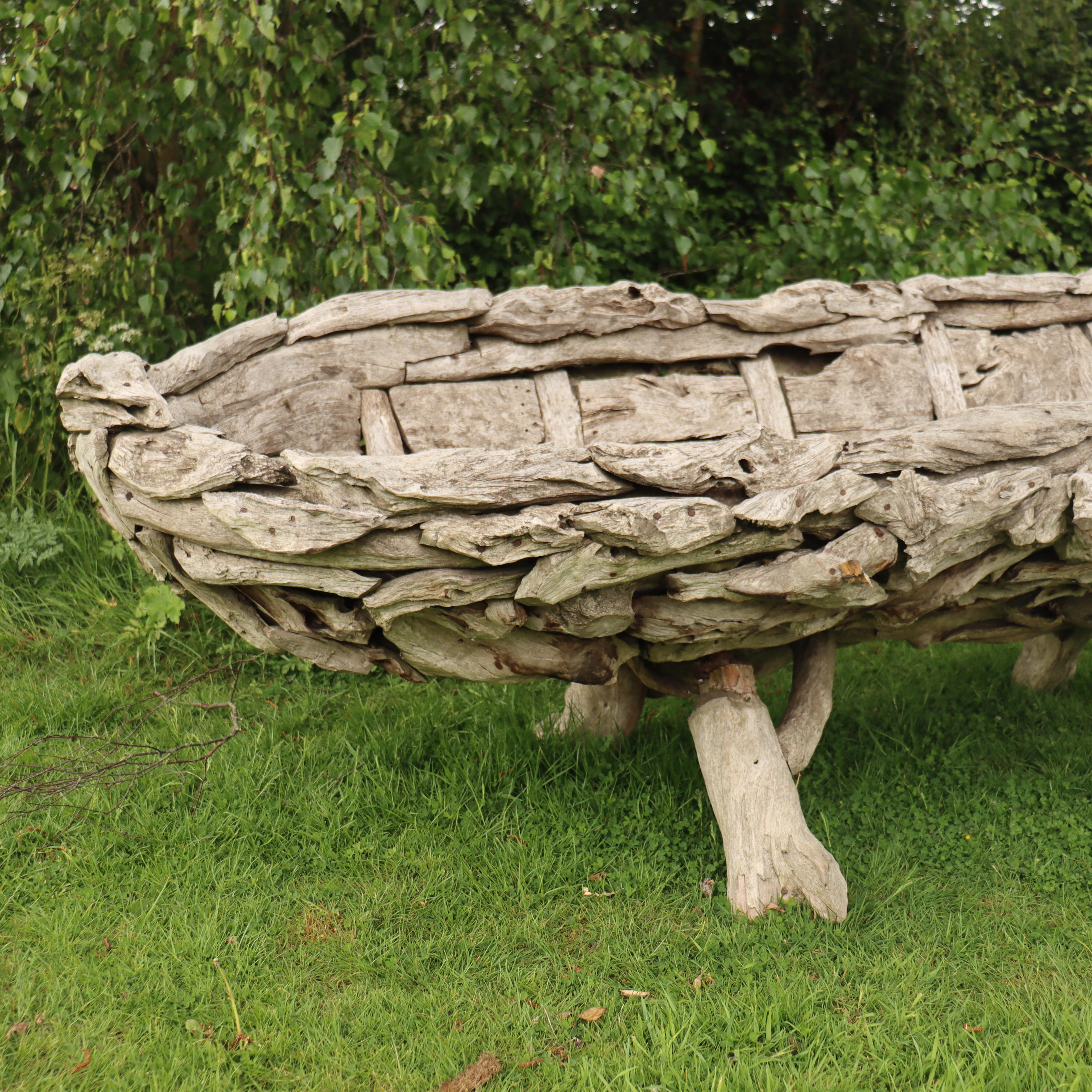 Contemporary Driftwood Sculpture For Sale