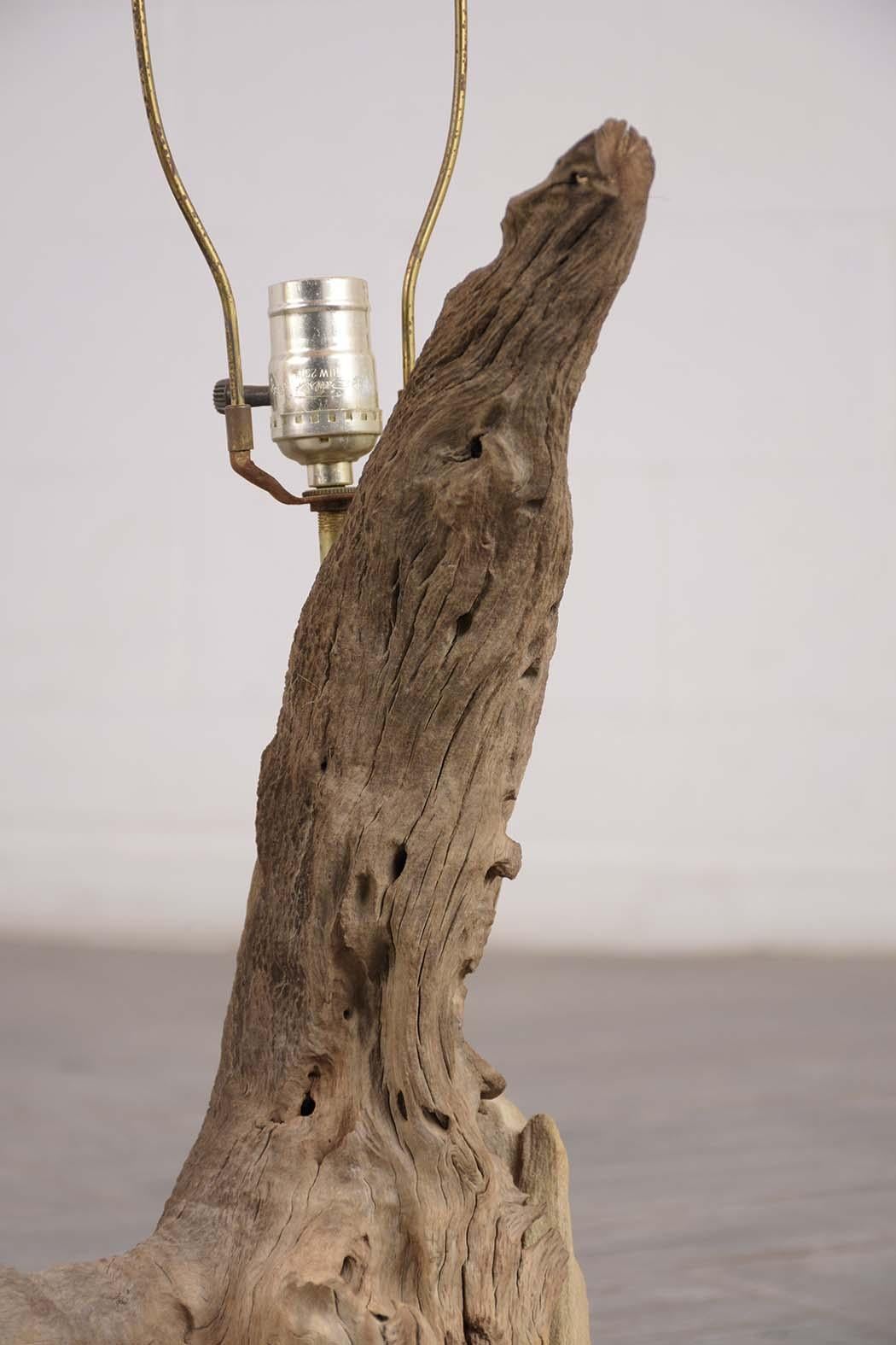 American Driftwood Table Lamp, circa 1950