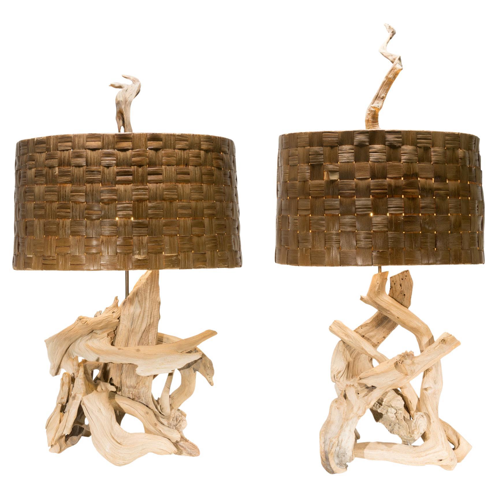 Large Driftwood Table Lamp at 1stDibs | driftwood lamp table