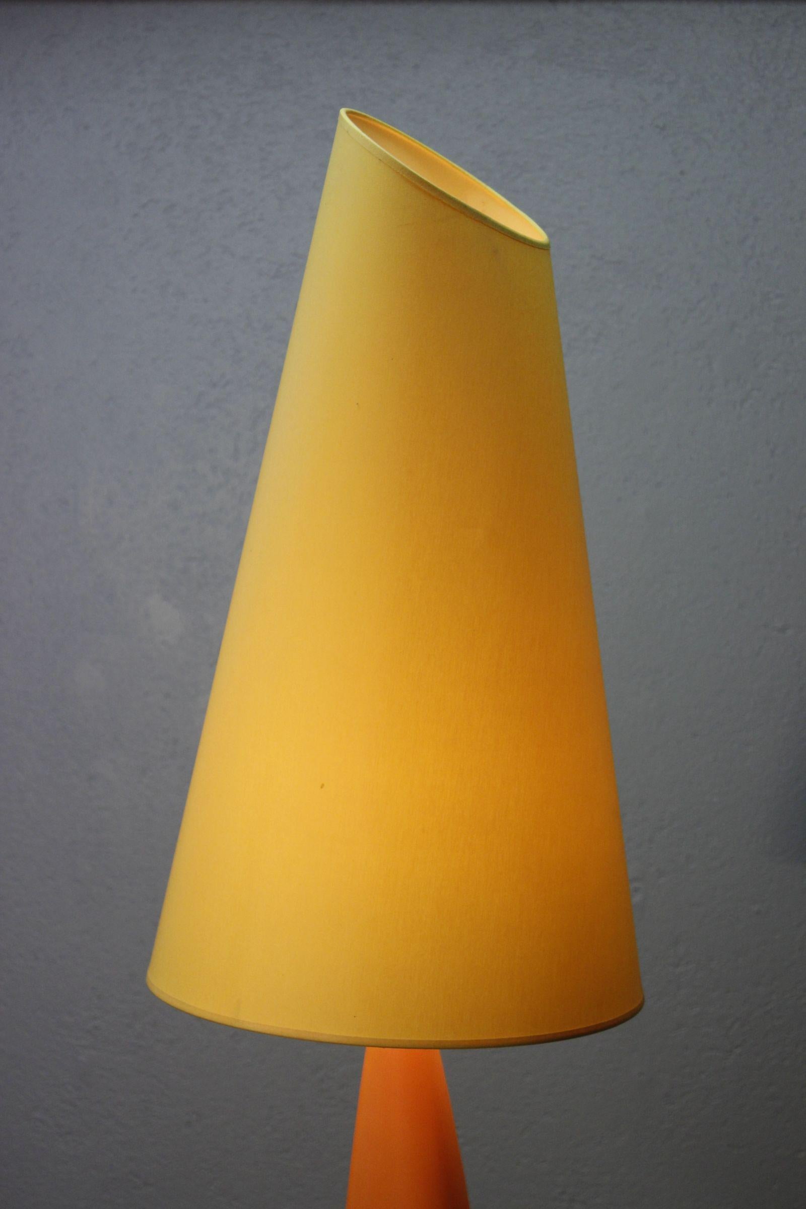 Post-Modern Drimmer ceramic Pebble floor Lamp, France 1990s For Sale