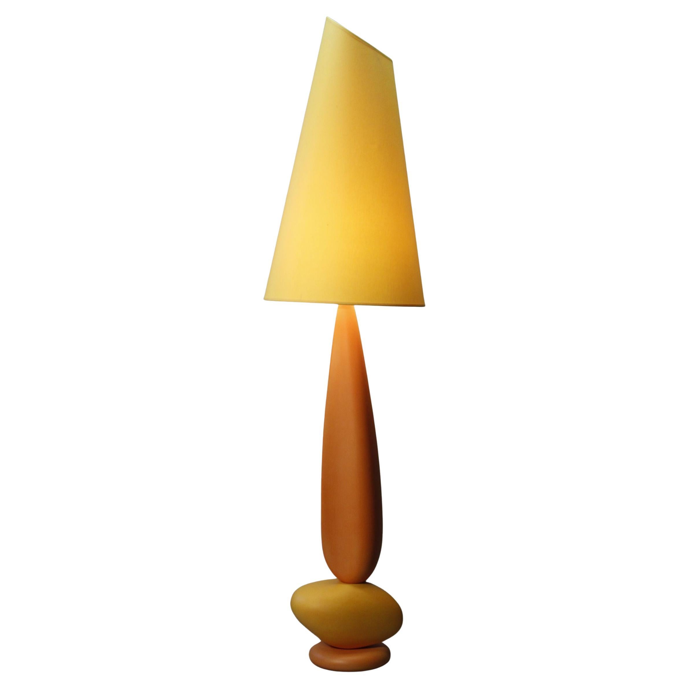 Drimmer ceramic Pebble floor Lamp, France 1990s For Sale