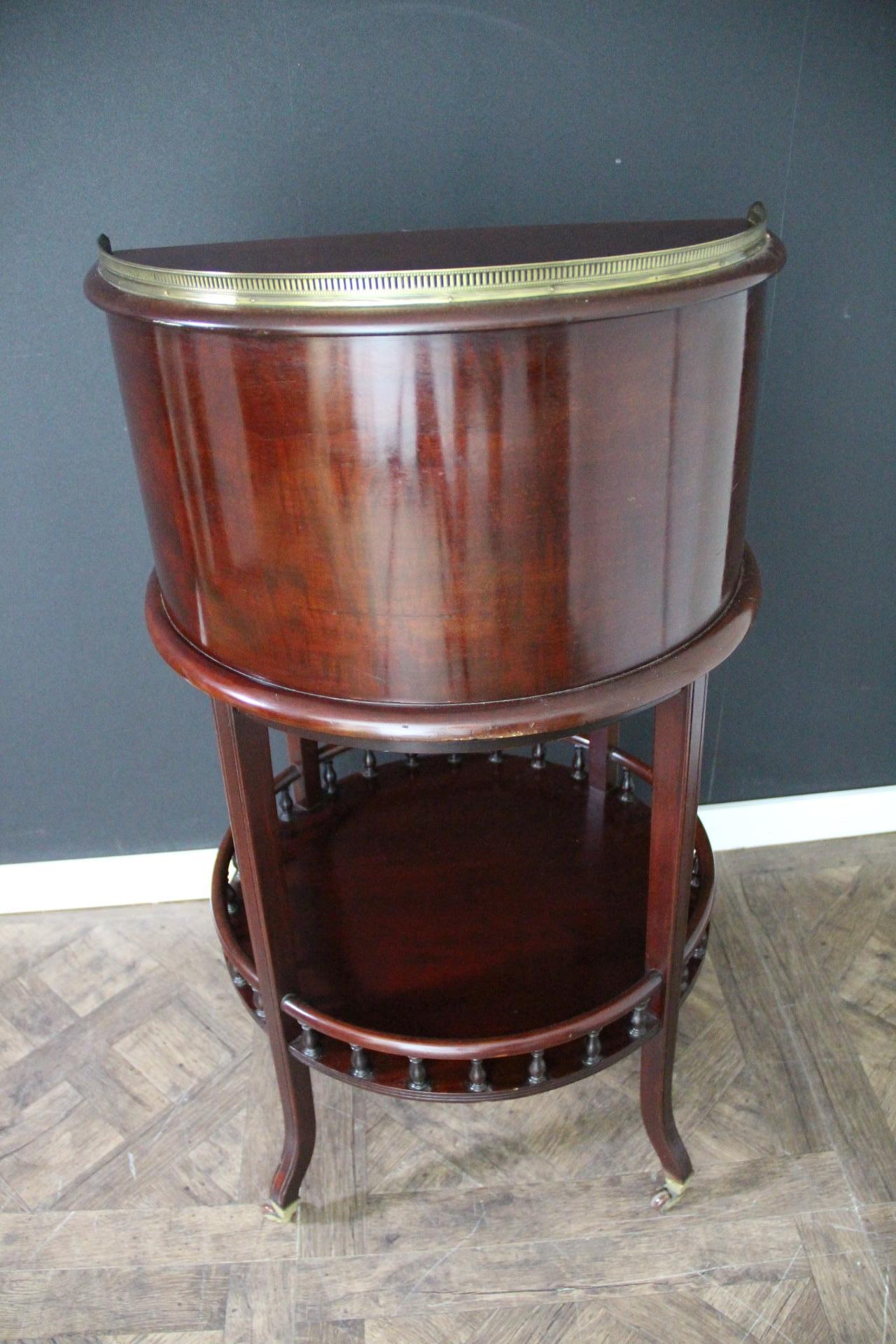 Drink Cabinet, Cocktail Bar, Dry Bar, Folding Bar, Bar Cart, Baccarat Crystal For Sale 6