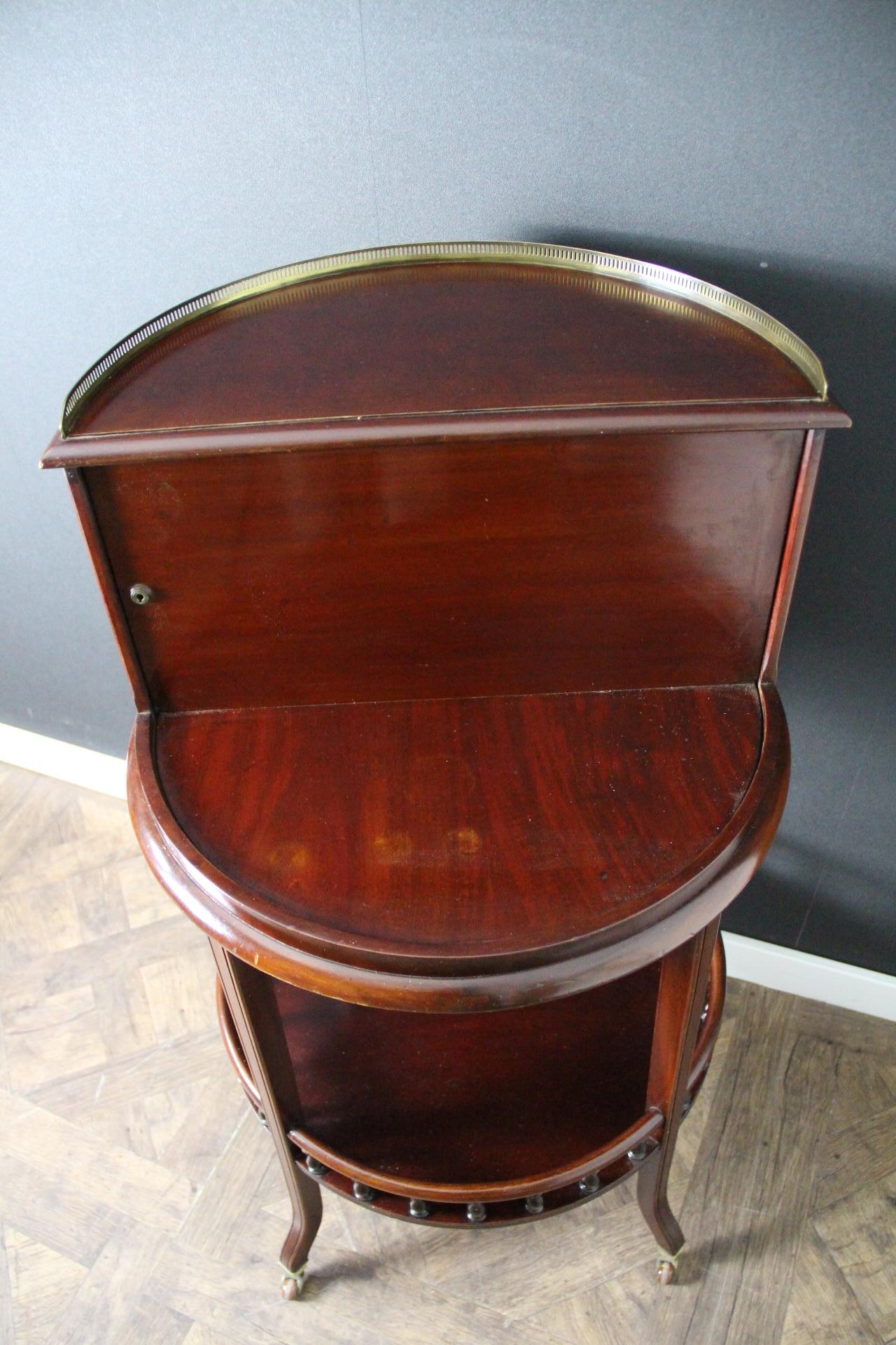 Drink Cabinet, Cocktail Bar, Dry Bar, Folding Bar, Bar Cart, Baccarat Crystal For Sale 2