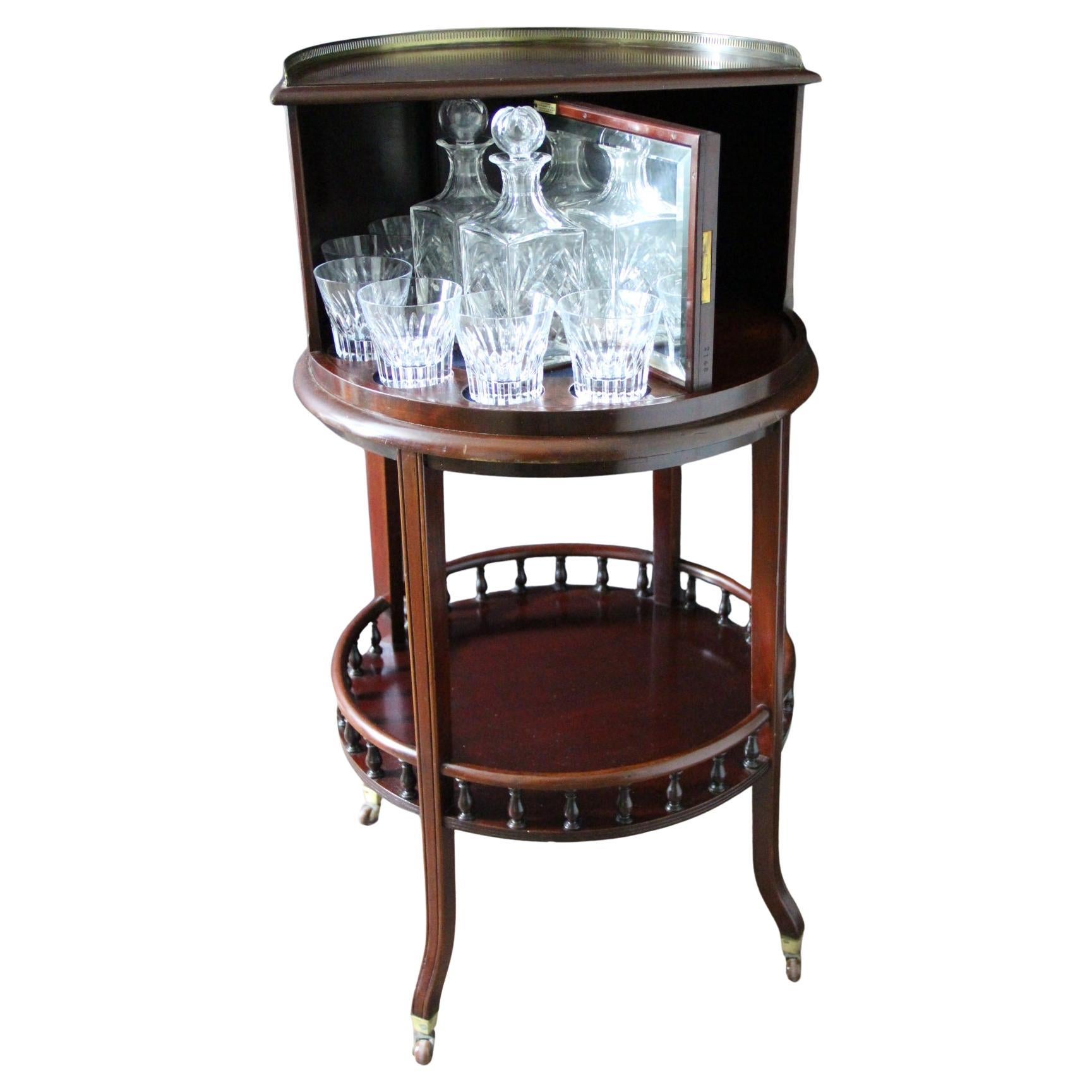 Armario de Bebidas, Barra de Cócteles, Barra Seca, Barra Plegable, Carro de Bar, Cristal de Baccarat