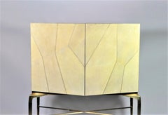 Drink Cabinet Hydra in Genuine Shagreen and Brass by Ginger Brown