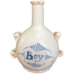 Drinking Jar 18th Century “Boy” Nevere France
