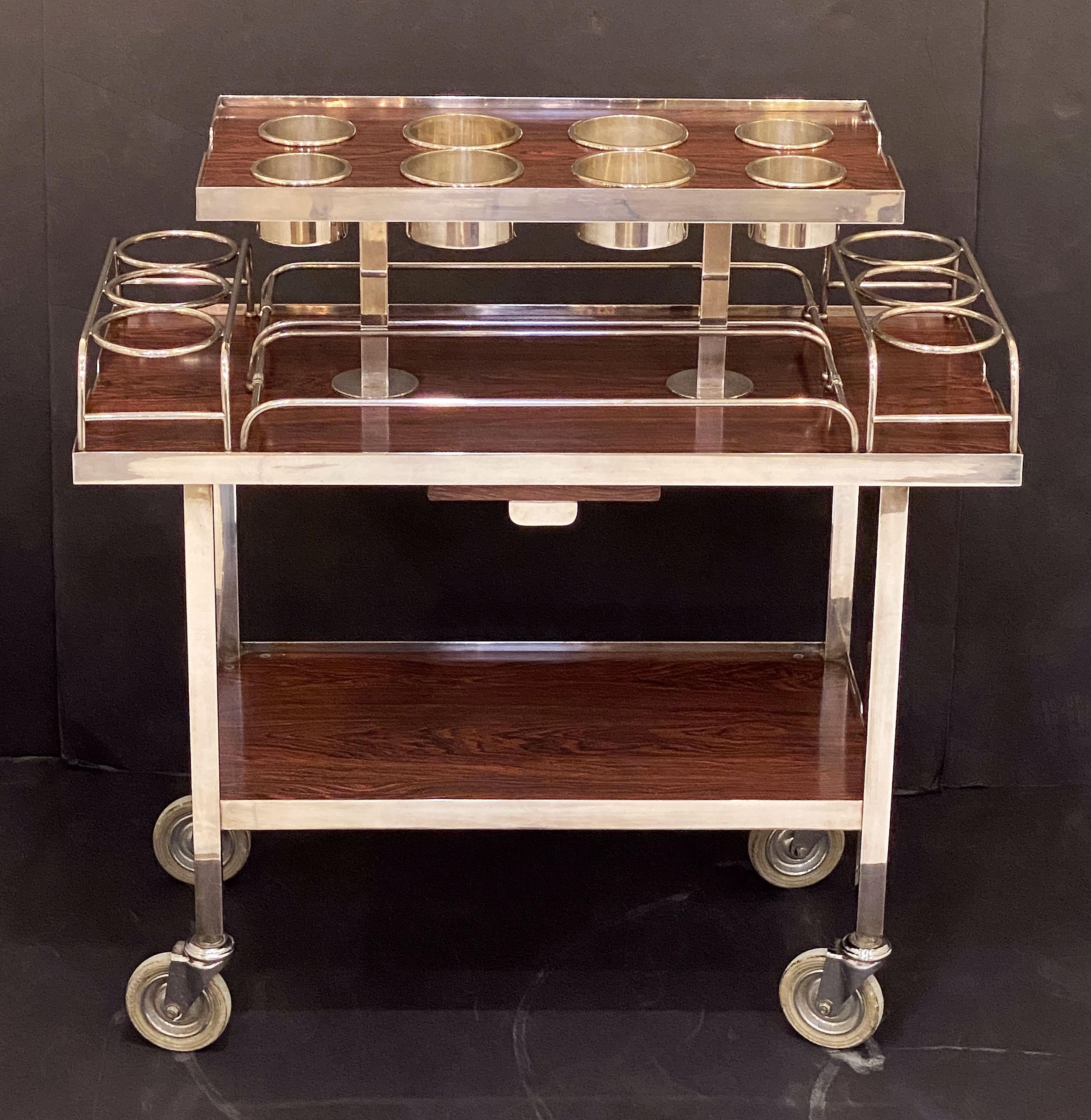 Drink's Trolley by Drakes Silversmiths England (from Ritz Hotel, Paris) 6