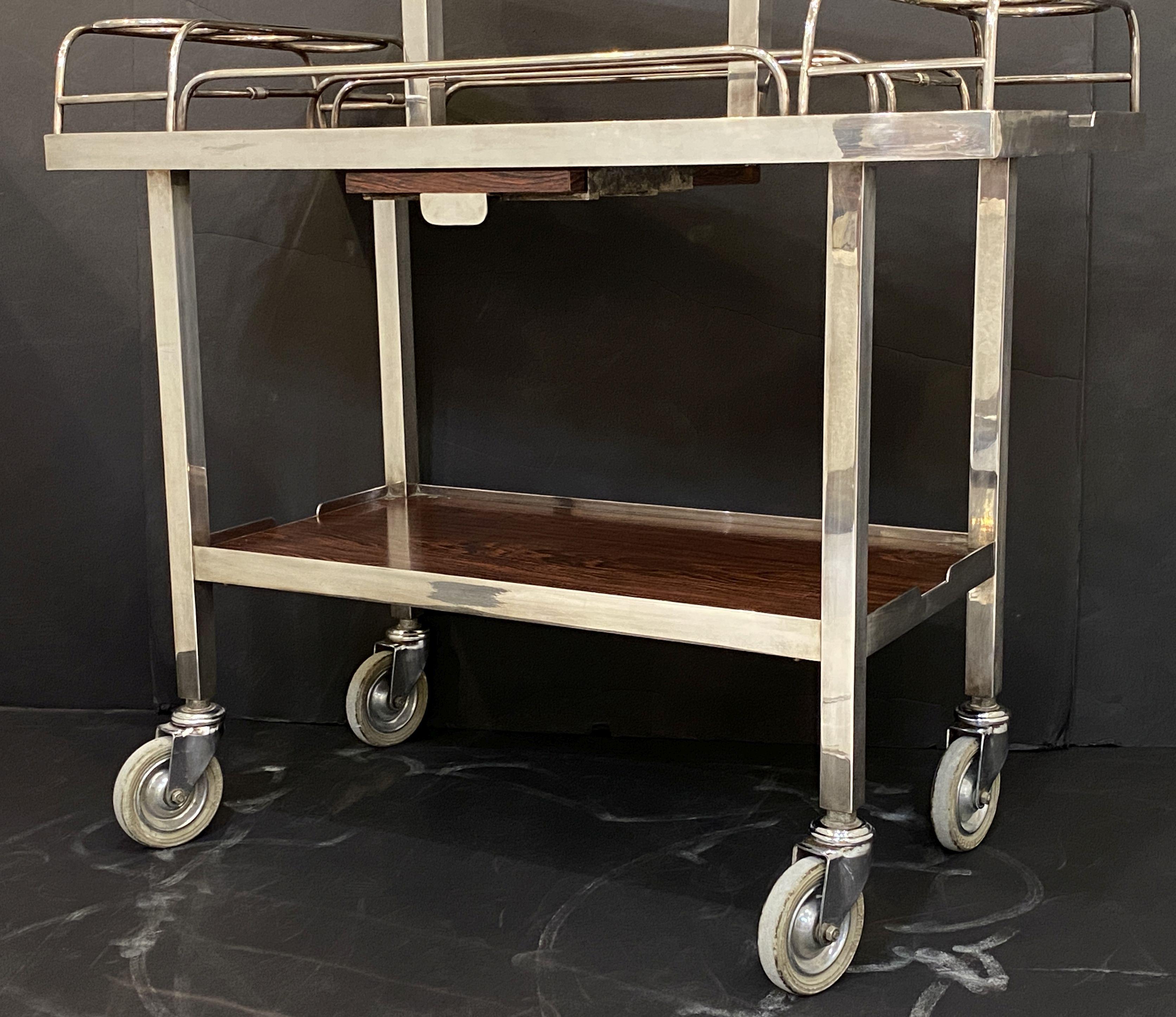 Drink's Trolley by Drakes Silversmiths England (from Ritz Hotel, Paris) 12