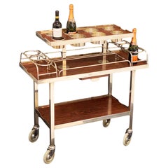 Drink's Trolley by Drakes Silversmiths England (from Ritz Hotel, Paris)