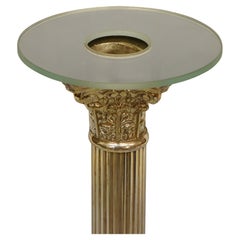 Antique Candle Drip Catcher Mirror Disk, Machine-Made, France, 1990