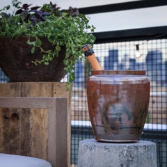 Drip Glaze Chinese Kitchen Jar, c. 1900