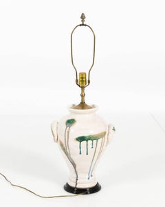 Drip Glaze Pottery Lamp