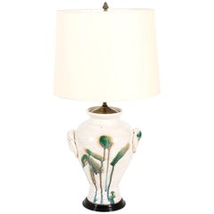 Drip Glaze Pottery Lamp