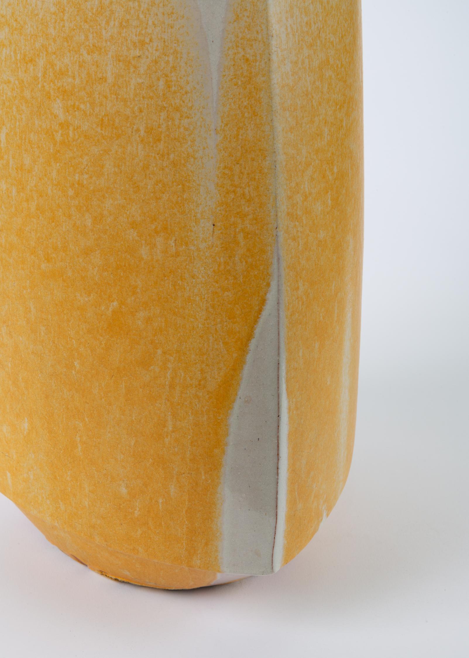 Glazed Drip-Glaze Stoneware Lamp by David Cressey for Architectural Pottery