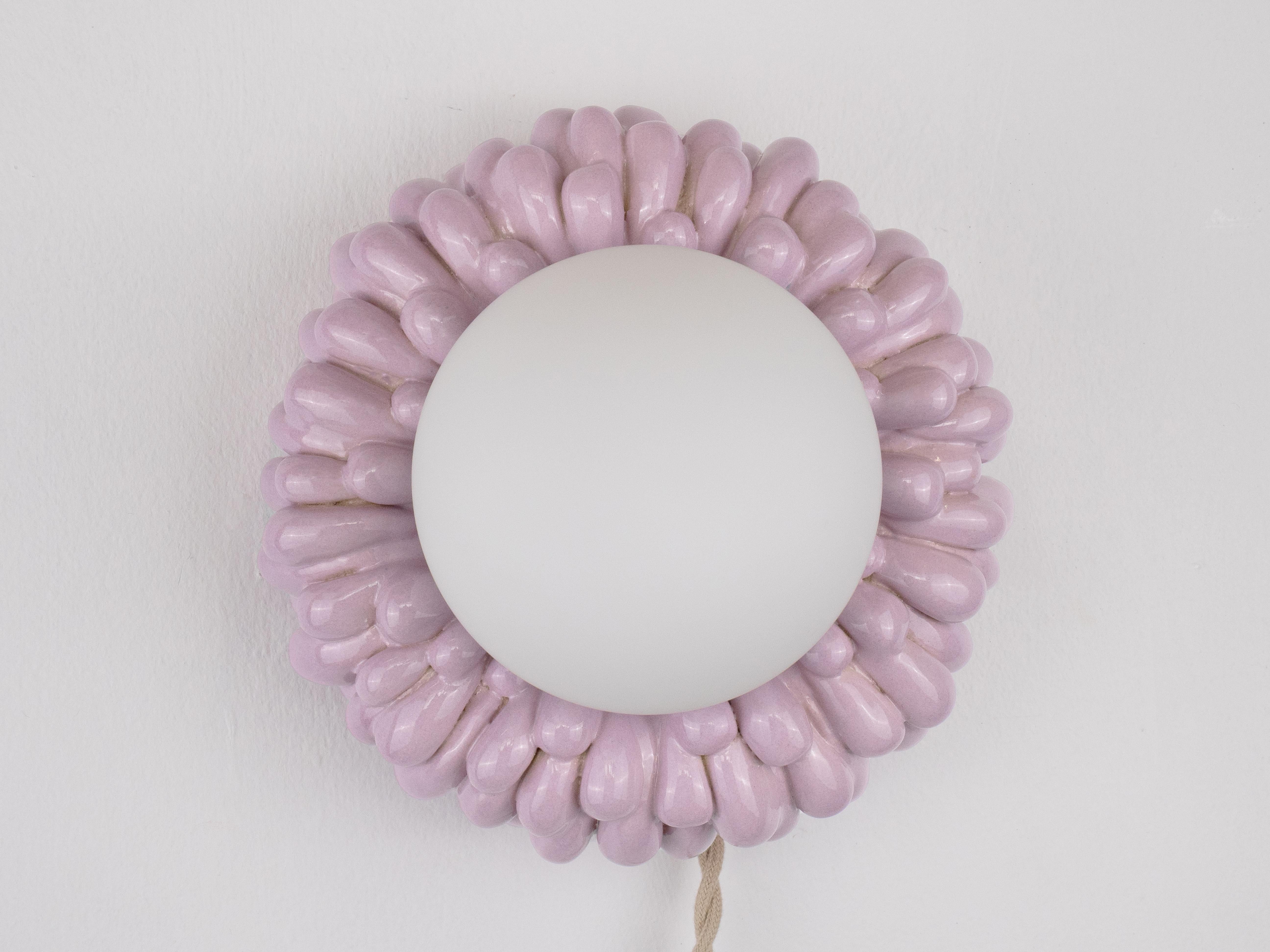 Hand-Crafted Drip Violet For Sale