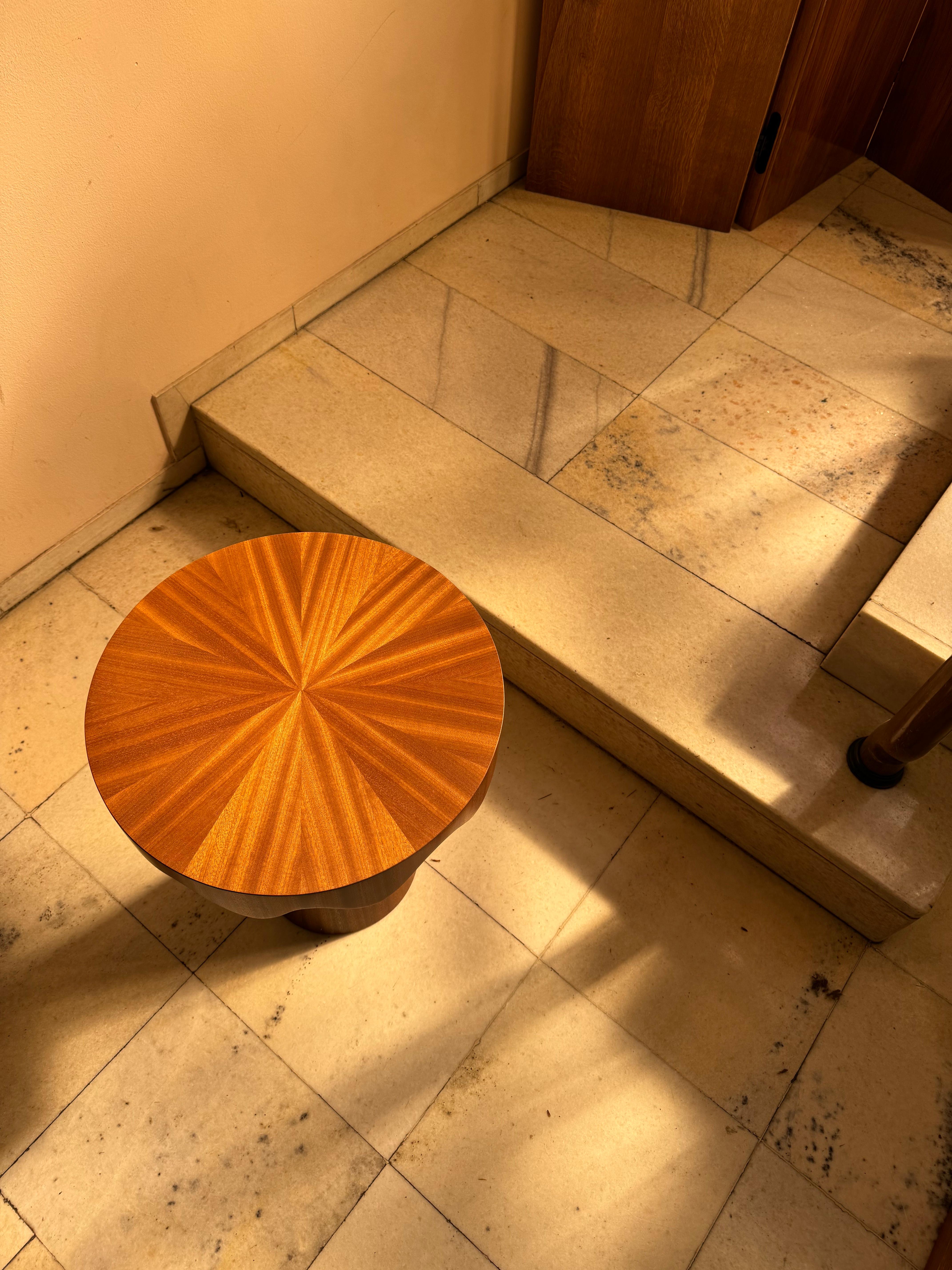 Dripotlé Mahogany Side Table by Studio TOOJ For Sale 4