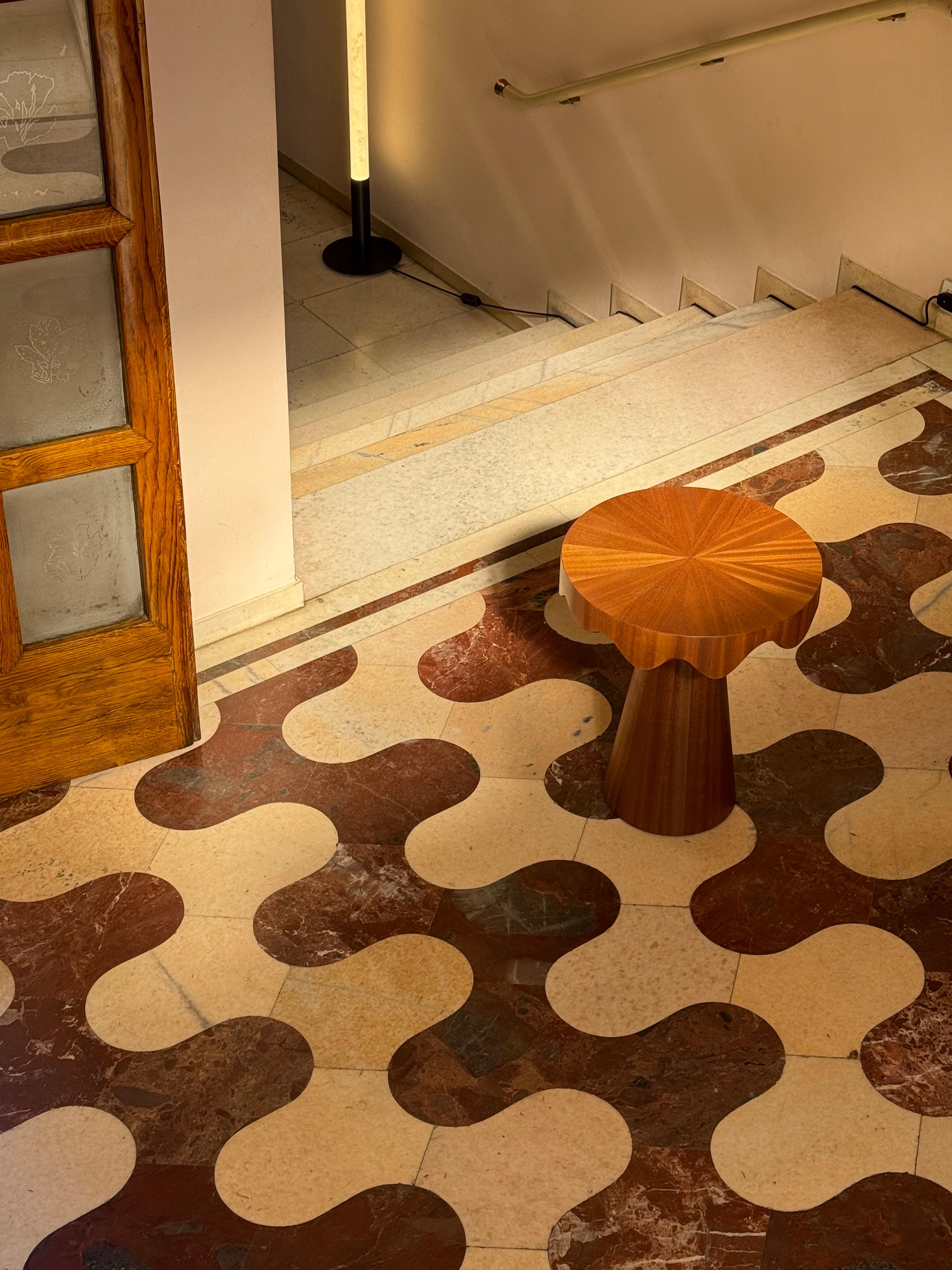 Dripotlé Mahogany Side Table by Studio TOOJ For Sale 5