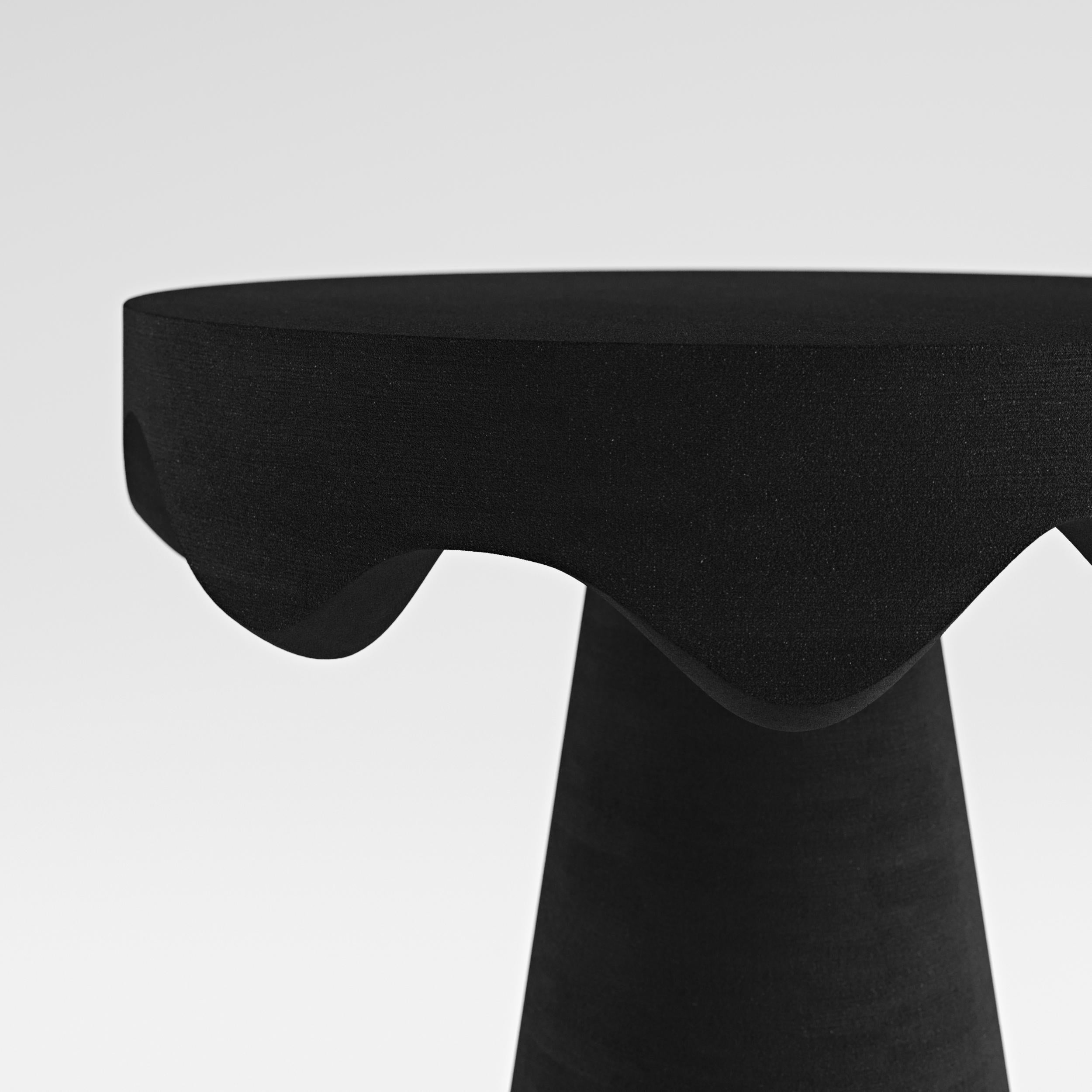 XXIe siècle et contemporain  Table basse Dripotlé Quartz Sand by T. Woon Black Personnalisable en vente