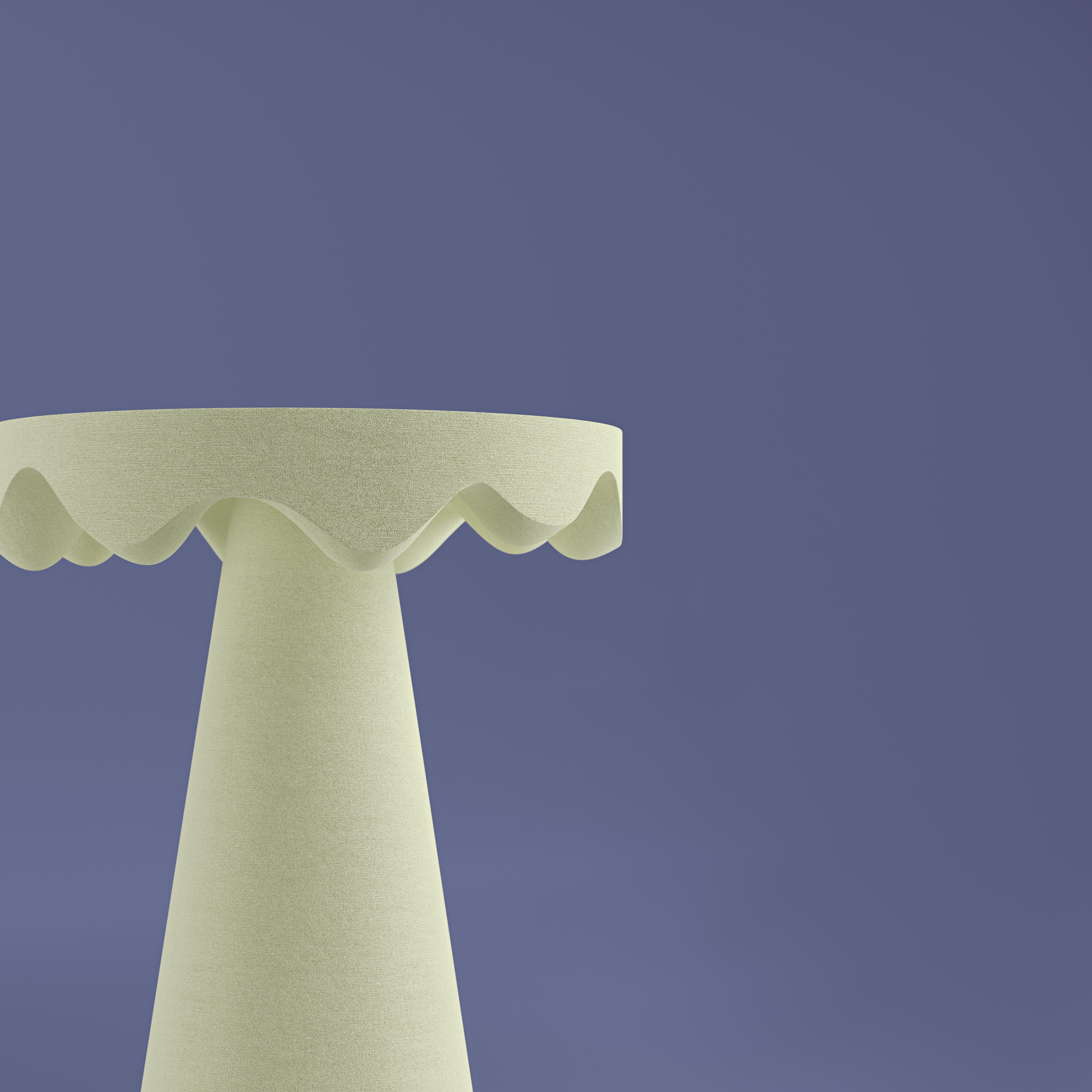 Dripotlé Quartz Sand Side Table by Studio TOOJ In New Condition For Sale In Geneve, CH