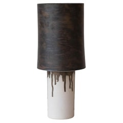 Drippy Ceramic Straight Walled Lamp