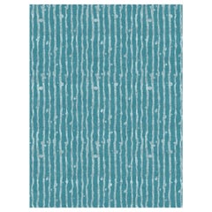 Tappeto Drippy Stripe Gulf annodato a mano di Eskayel