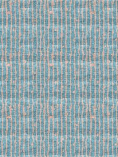 Drippy Stripe Morea Hand Knotted Rug by Eskayel