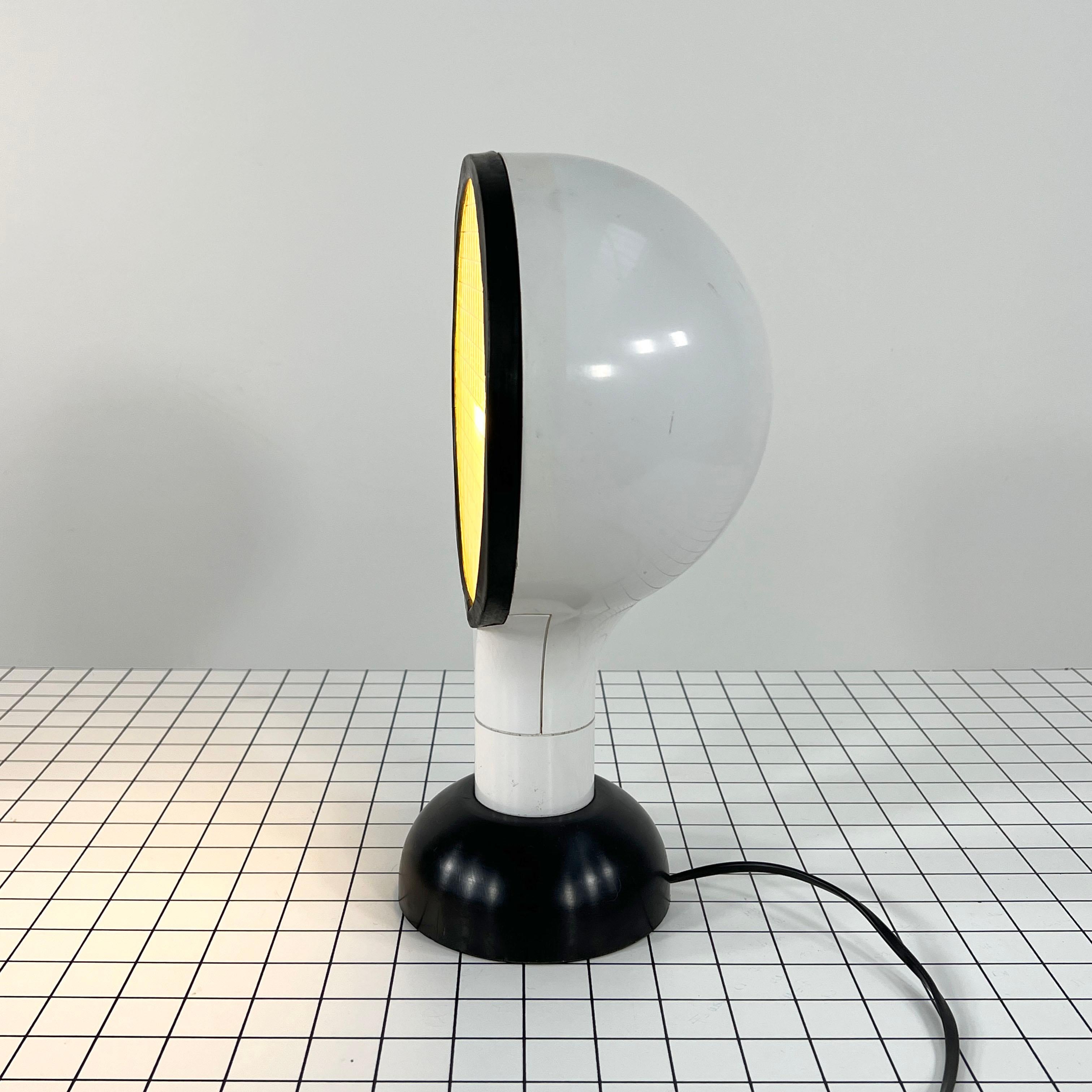Glass Drive Table Lamp by Adalberto Dal Lago for Bieffeplast, 1970s For Sale
