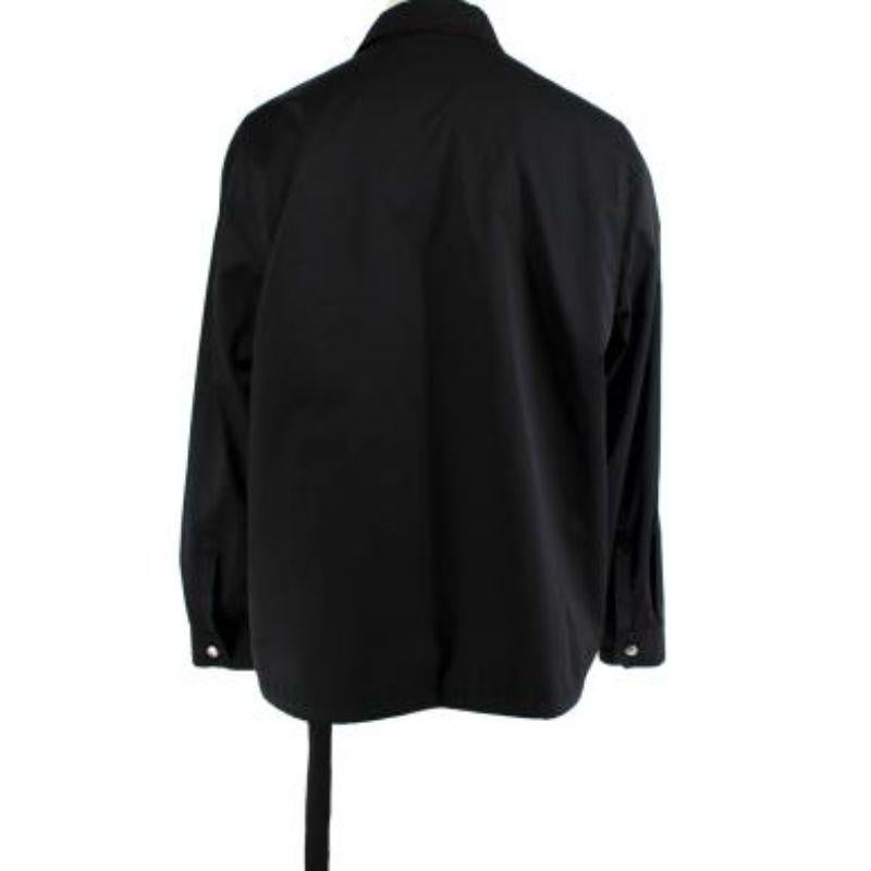 Black DRKSHDW black nylon jacket For Sale
