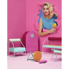 Droid Low Chair in Powder-Coated Aluminum by altreforme