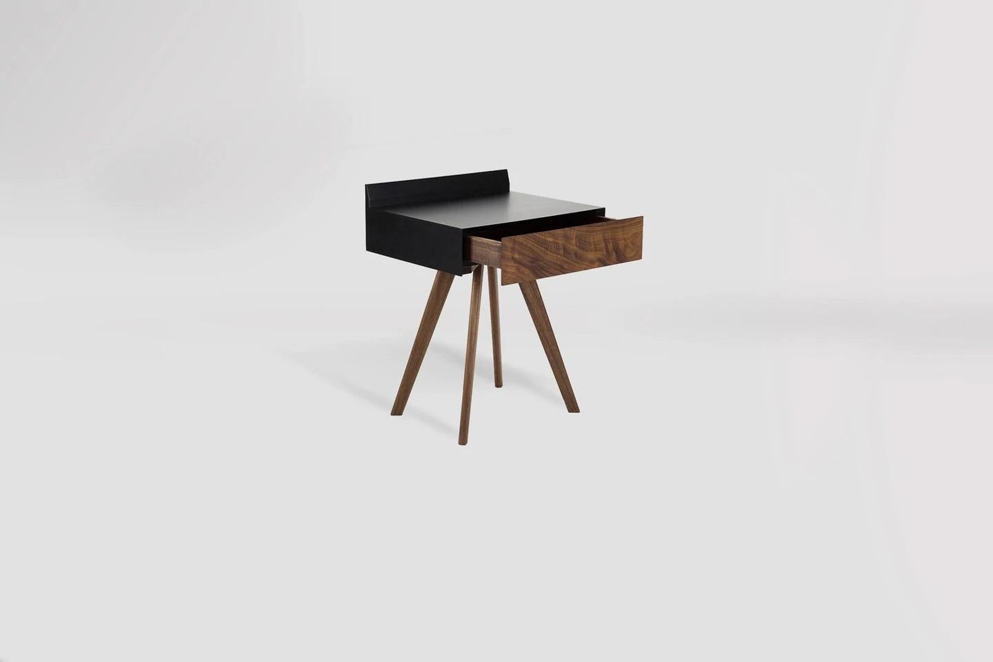 Droid night table by Atra Design
Dimensions: D 40.1x W 50 x H 76.4 cm
Materials: walnut wood

Atra Design
We are Atra, a furniture brand produced by Atra form a mexico city–based high end production facility that also houses our founder