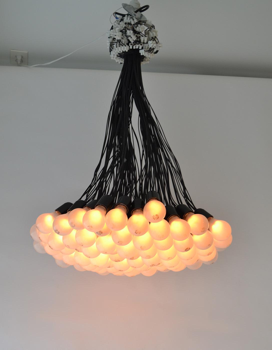 Moderno Lampadario Droog Design 85 lampade di Rody Graumans, 1995 in vendita