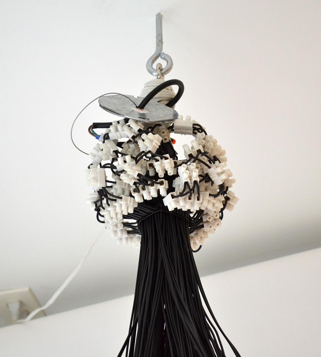 Olandese Lampadario Droog Design 85 lampade di Rody Graumans, 1995 in vendita