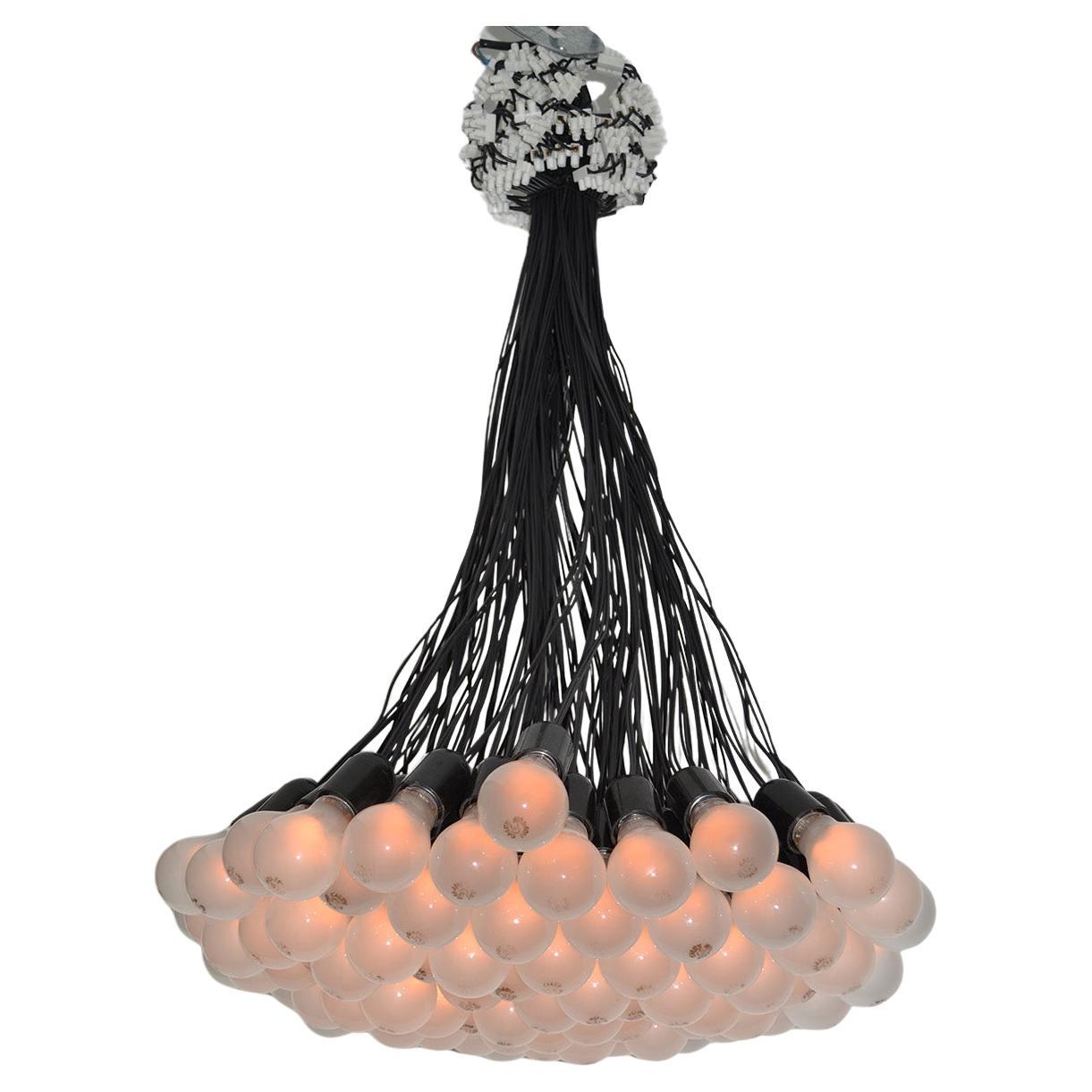 Droog Design Chandelier 85 Lamps by Rody Graumans, 1995