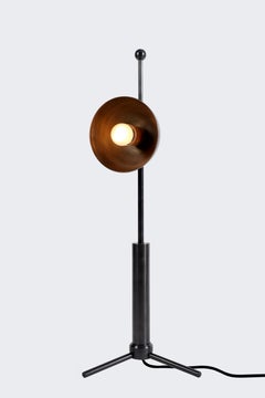 Drop Brass Dome Desk Lamp by Lamp Shaper