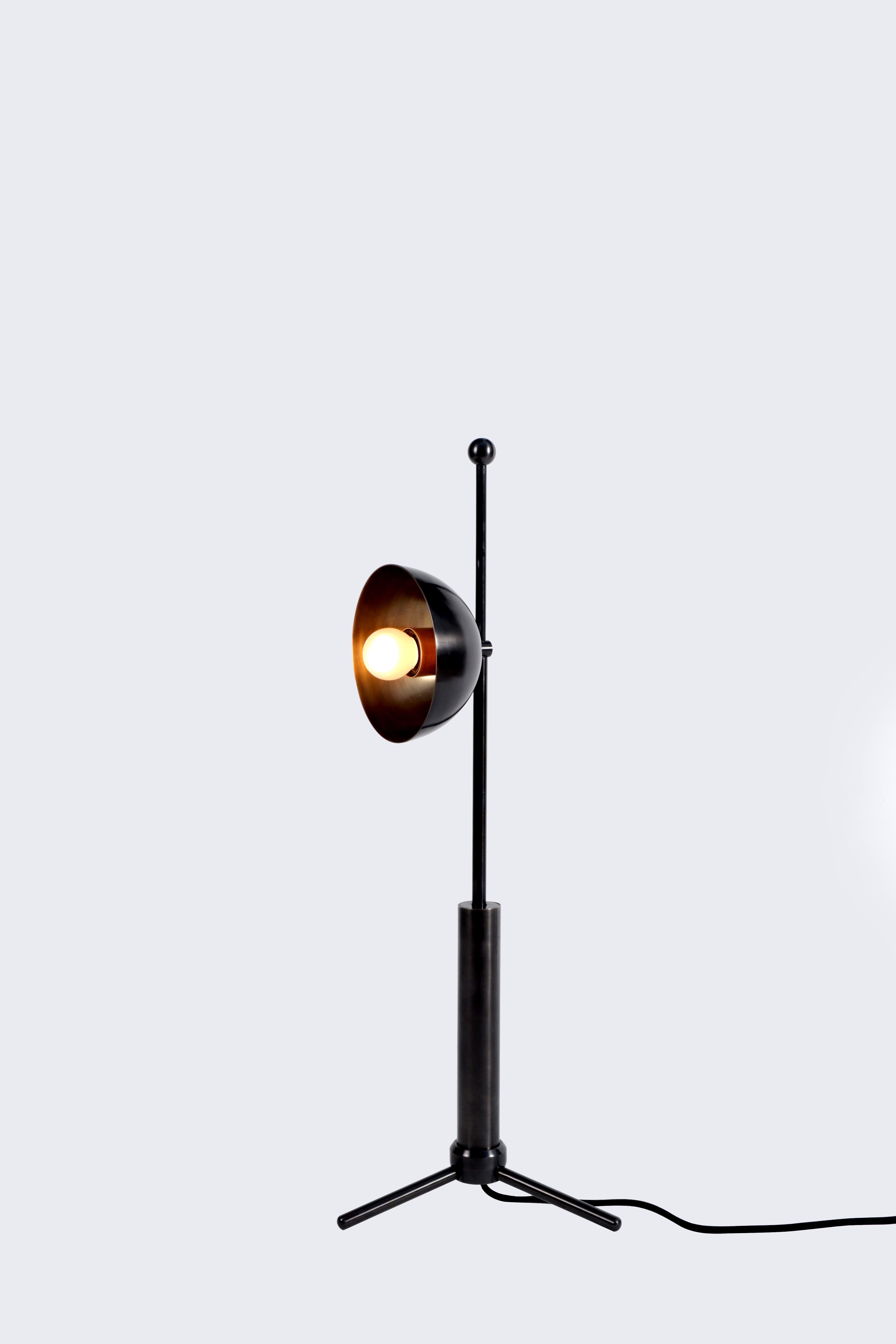 Dome-Schreibtischlampe aus Messing von Lamp Shaper (Postmoderne) im Angebot