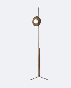 Drop Brass Dome Floor Lamp by Lamp Shaper