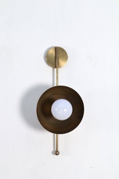 Drop Brass Wall Sconce Two by Lamp Shaper