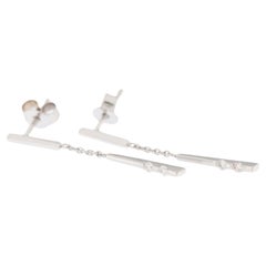 Drop Earrings 18kt White Gold with Diamonds