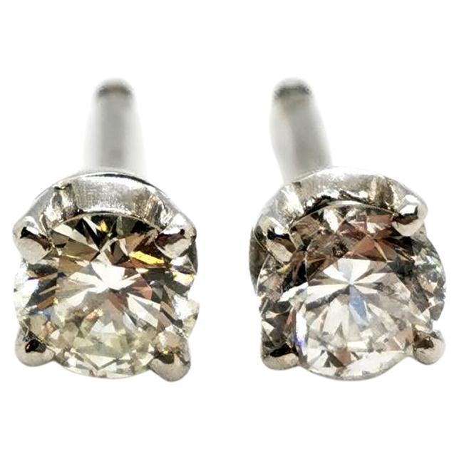 Drop Earrings White Gold Diamond