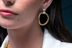 Tropfen-Ohrringe Gelbgold