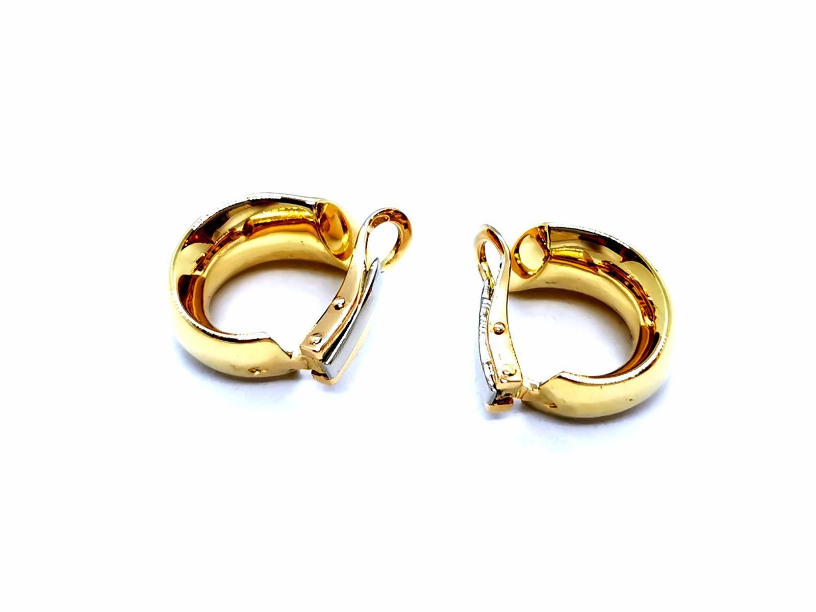 Tropfen-Ohrringe Gelbgold Damen im Angebot