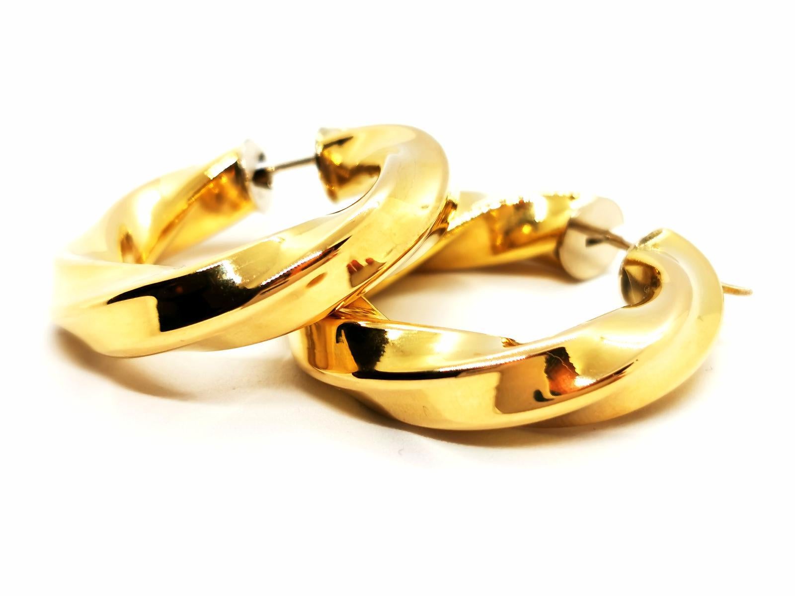 Tropfen-Ohrringe Gelbgold Damen