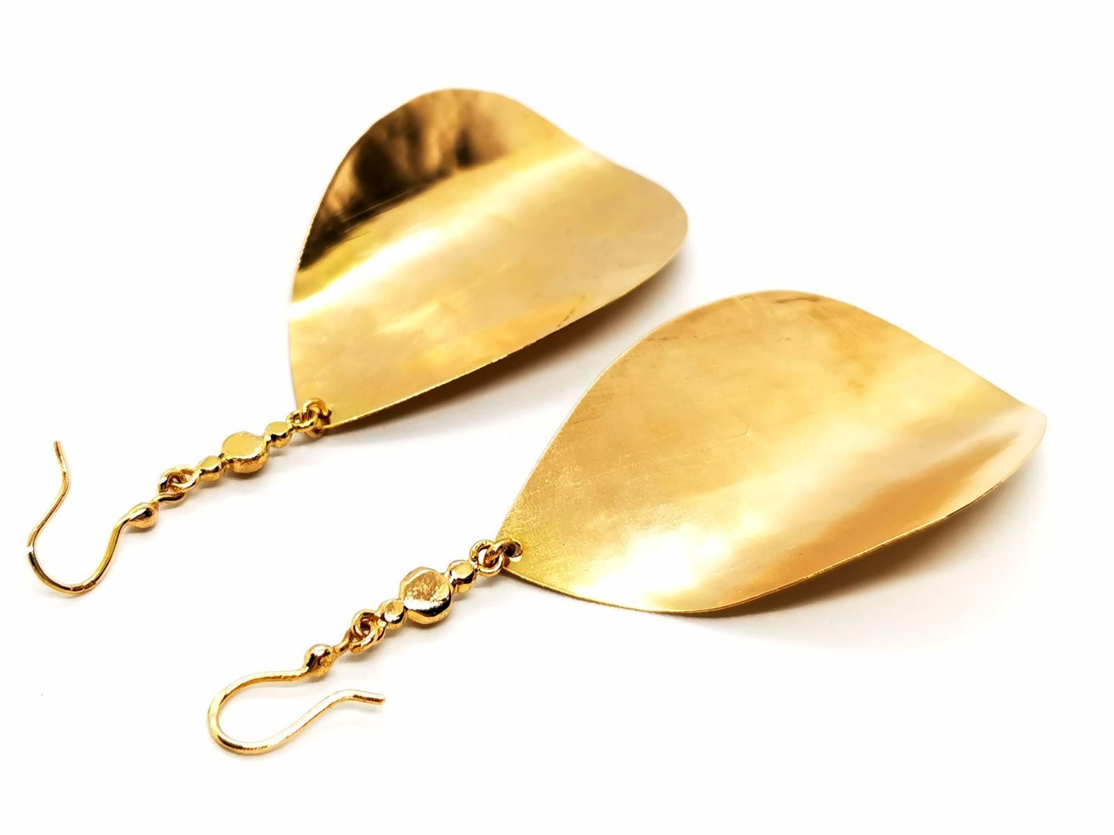 Women's Drop Earrings Yellow Gold For Sale