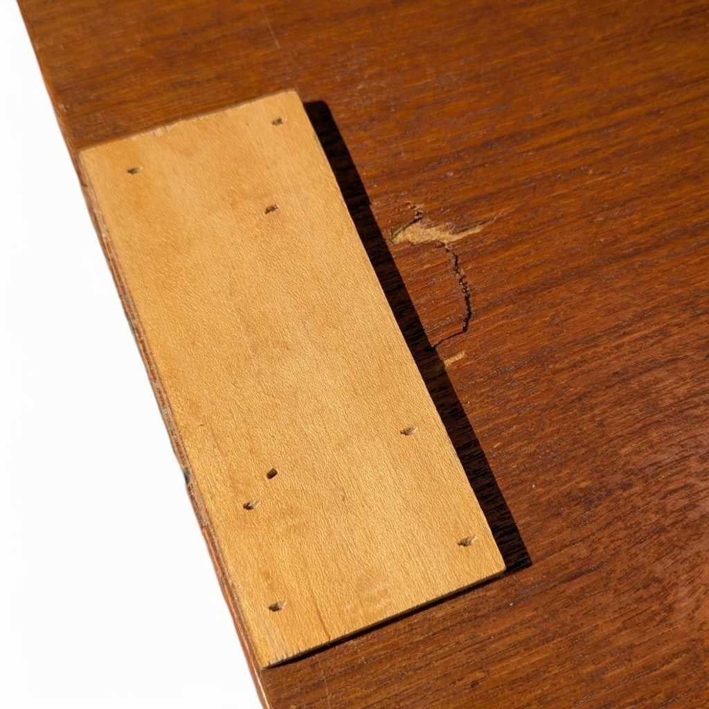 Drop Front Bookcase Desk, Wall Unit, Teak Veneer, Danish Mid Century Modern For Sale 4