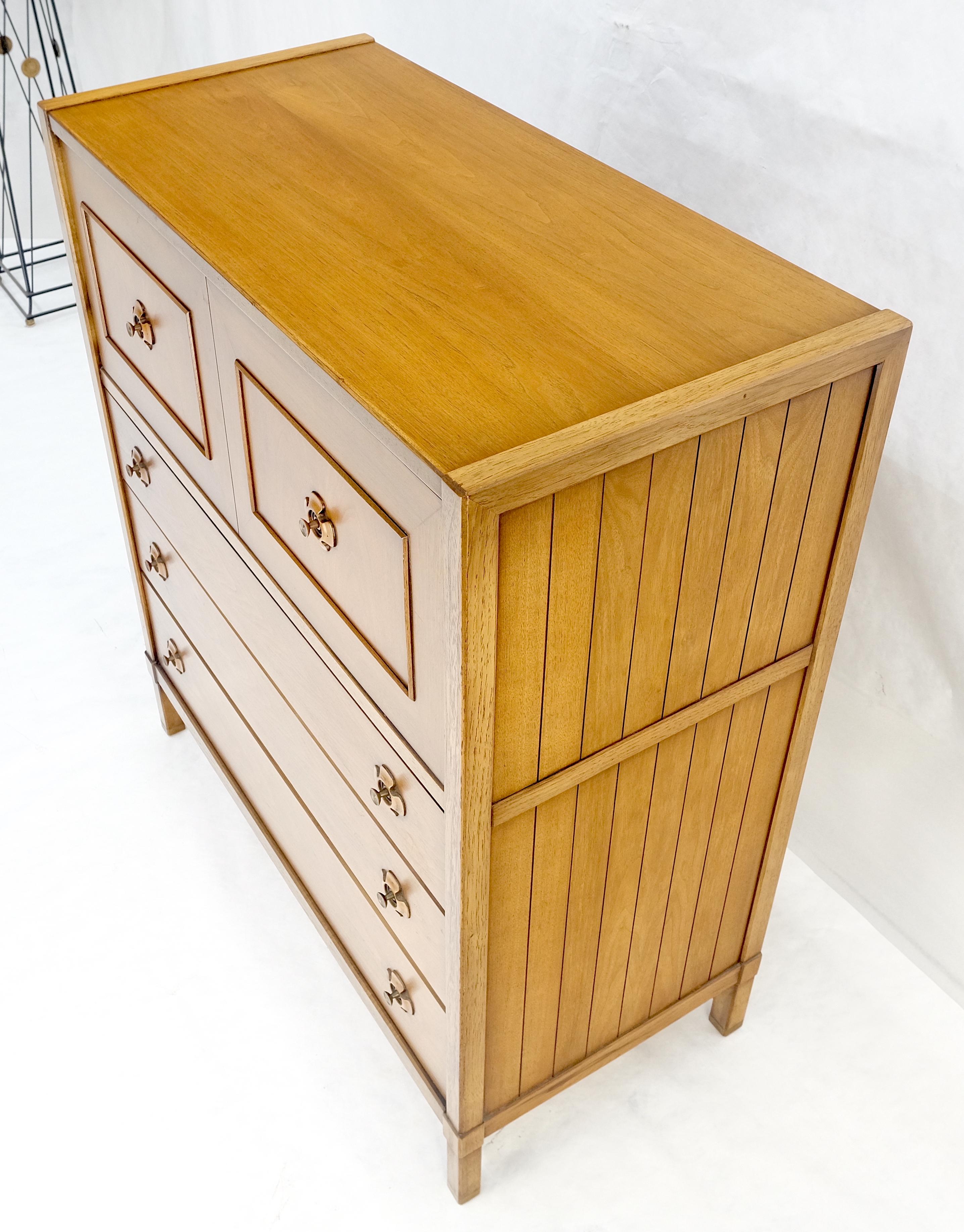 Drop Front Compartment 5 Drawer High Chest 46