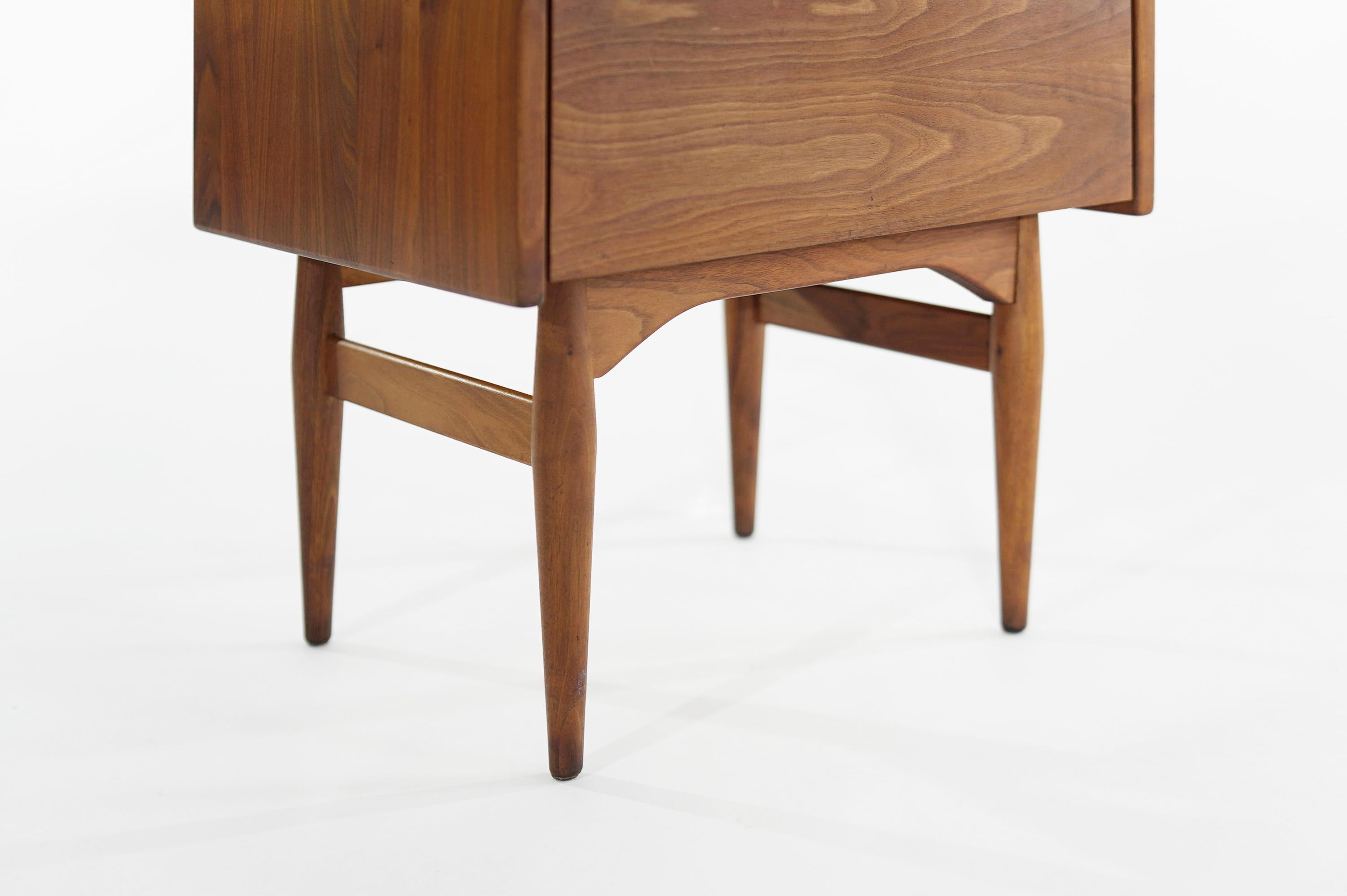 Drop Front End Tables by John Keal for Brown Saltman, circa 1950s 2