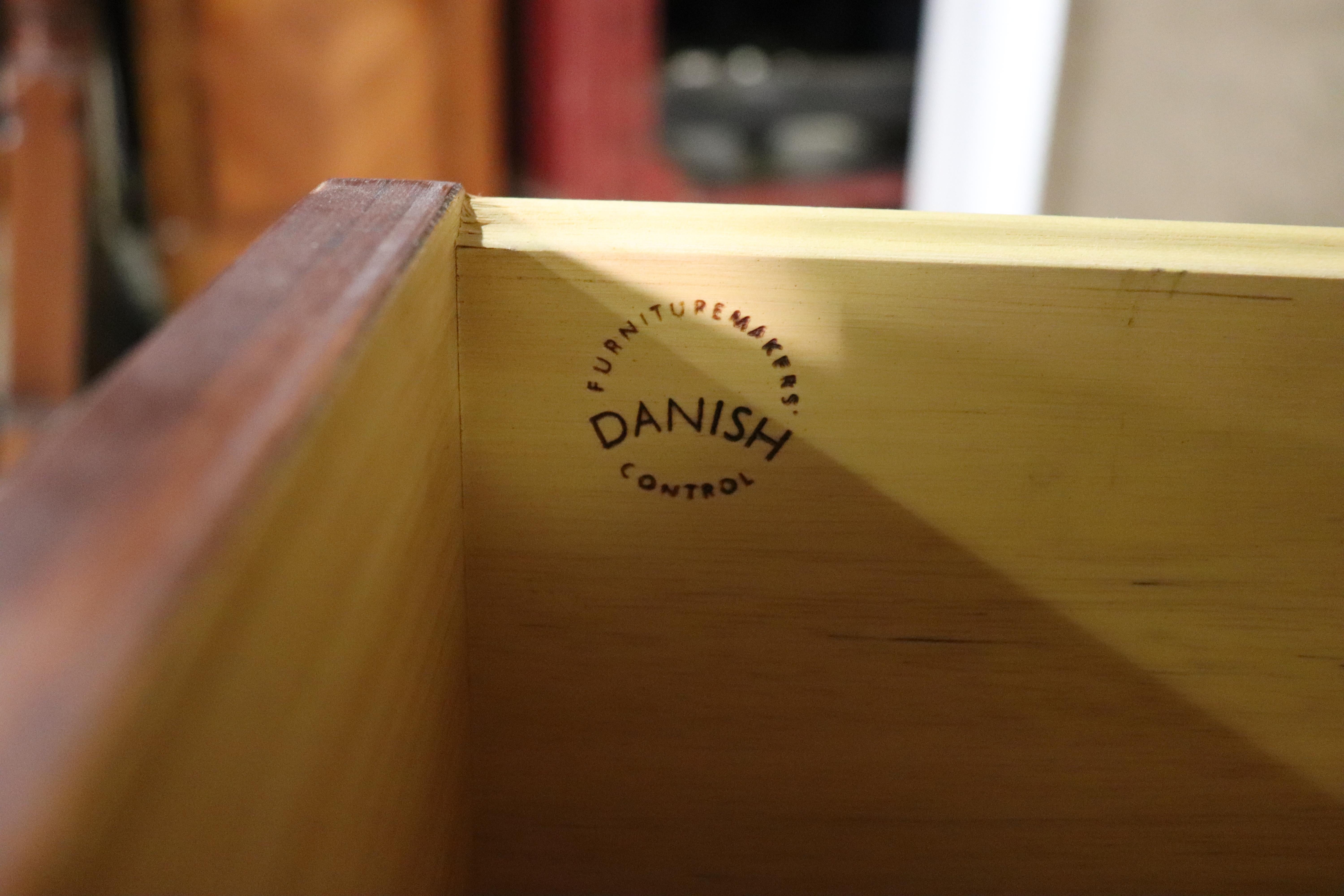 Drop Front Secretary Desk by Arne Wahl Iversen In Good Condition For Sale In Brooklyn, NY