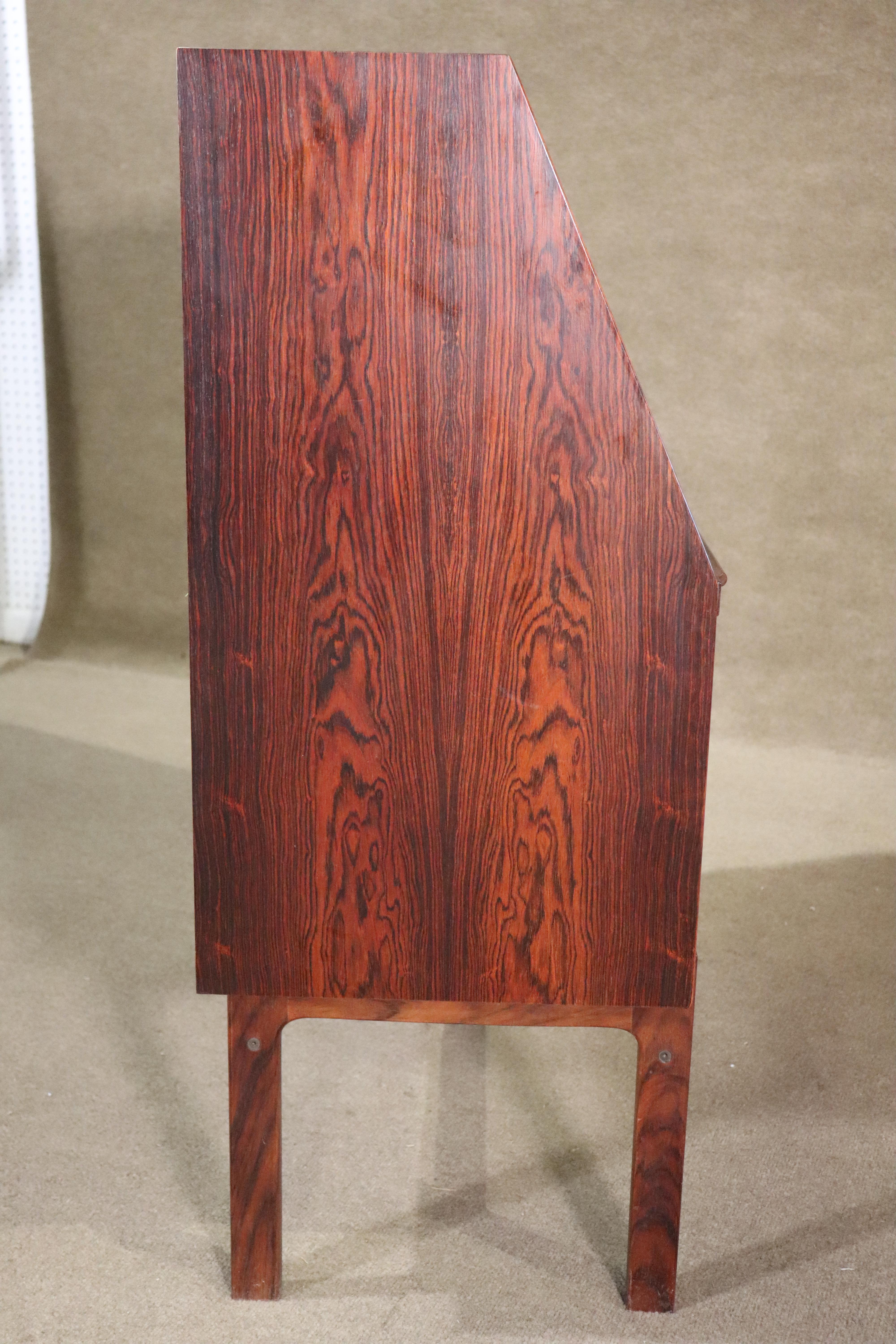 Drop Front Secretary Desk by Arne Wahl Iversen For Sale 3