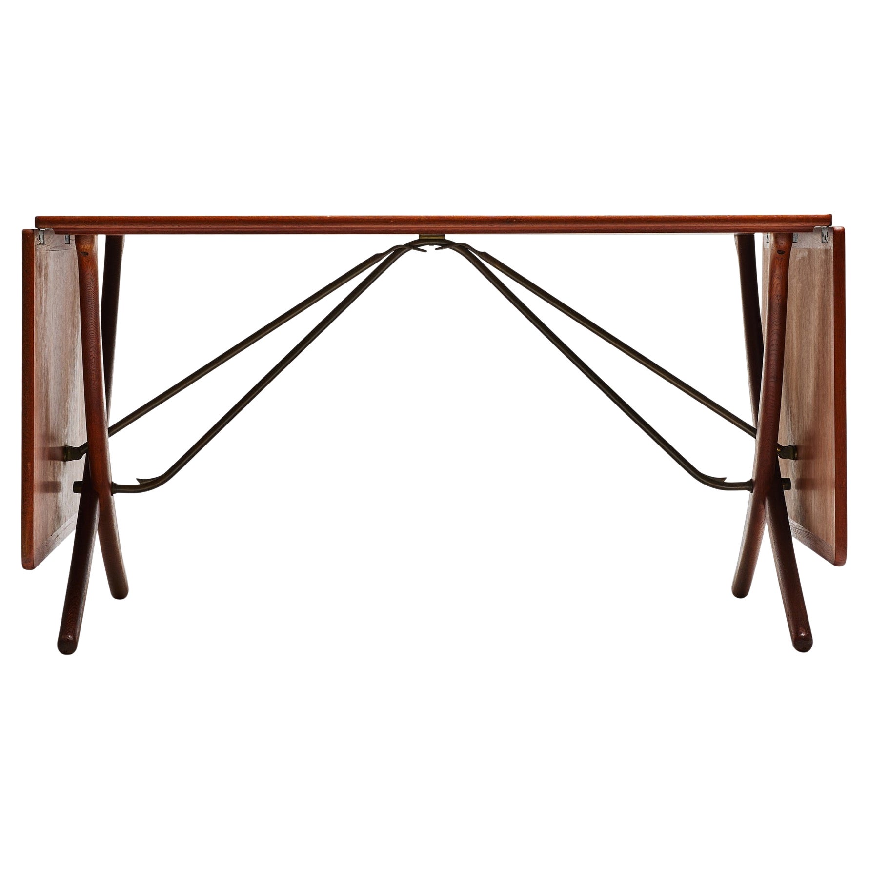 Tavolo AT-304 a ribalta di Hans J. Wegner per Andreas Tuck